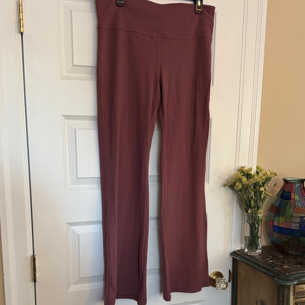 Athlete XL Women's Mauve Wide Leg Leggings